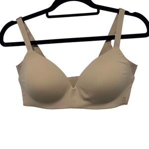 Tommy John Bra 34D Comfort Smoothing Lightly Lined Wireless Maple Sugar